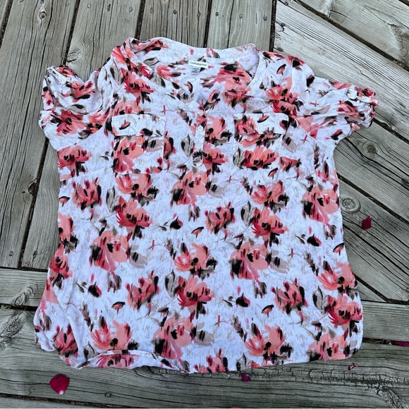 croft & barrow Tops - Croft & Barrow Floral Top